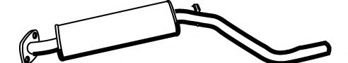 FONOS 818888 Middle Silencer